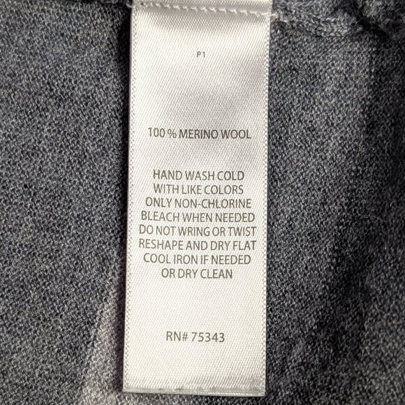 CAROLE LITTLE 100% MERINO wool cardigan Sz M OPENED FRONT STUNNING CONDITION - Picture 8 of 8